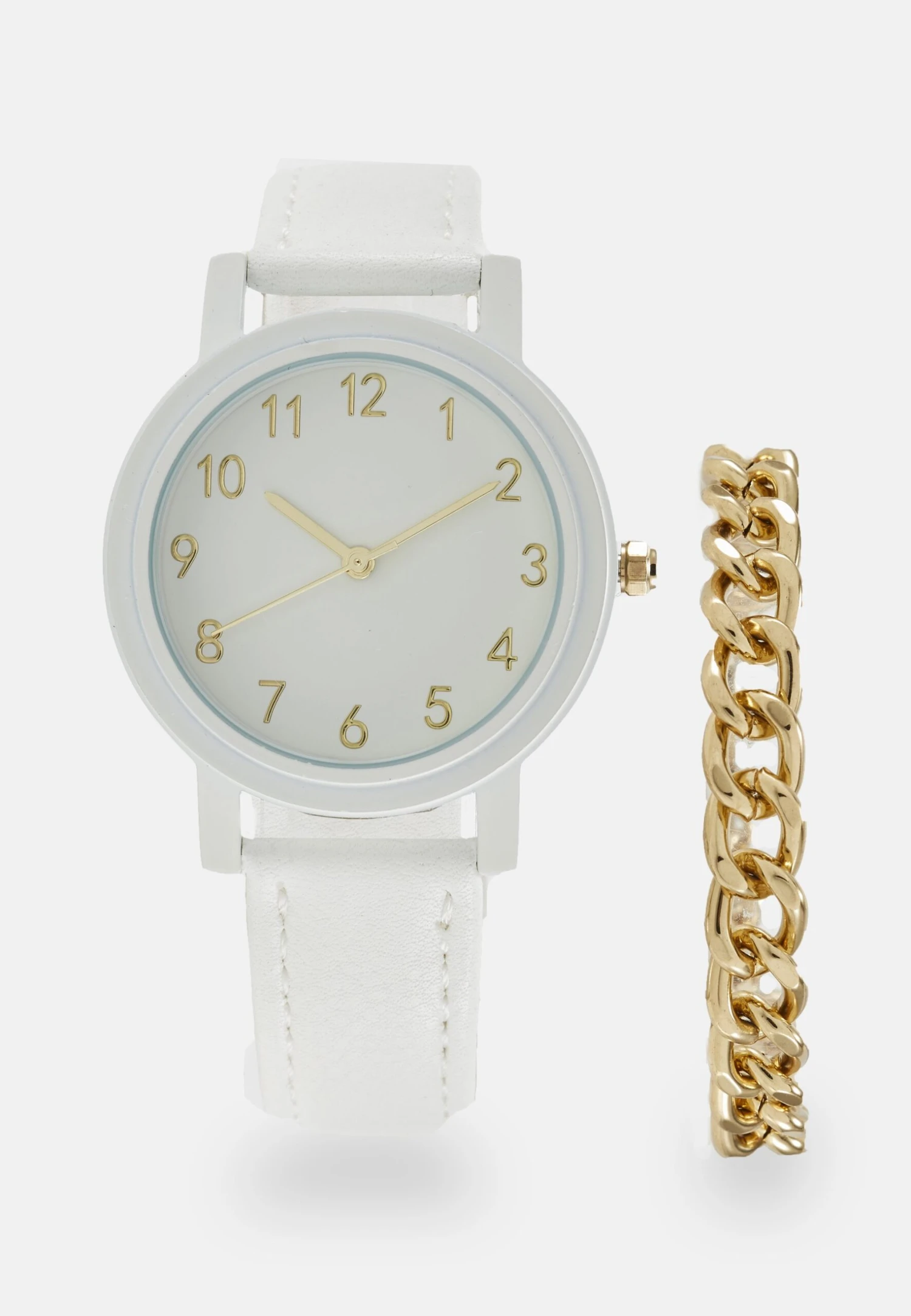 Even&Odd Set - Horloge - White/Gold 3 Even&Odd Set - Horloge - White/Gold