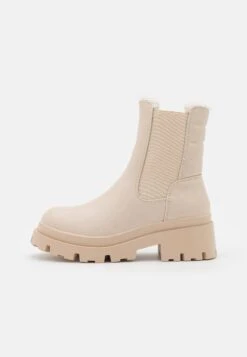 Winter Boot - Enkellaarsjes Met Plateauzool - Beige -Even&Odd 046f6aa094a245ff820b43cd7316df09