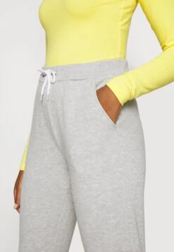 Even&Odd Regular Fit Jogger With Contrast - Trainingsbroek - Mottled Light Grey -Even&Odd 064d48a823ea44a892e2961a407fcb56