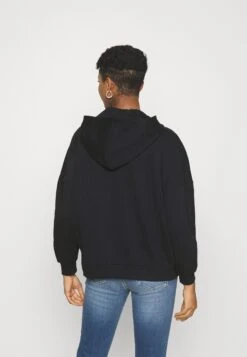 Even&Odd Hoodie Long Without Drawcord And Pocket - Hoodie - Black -Even&Odd 07d9e26830db4a07bb1782caa834f7ea