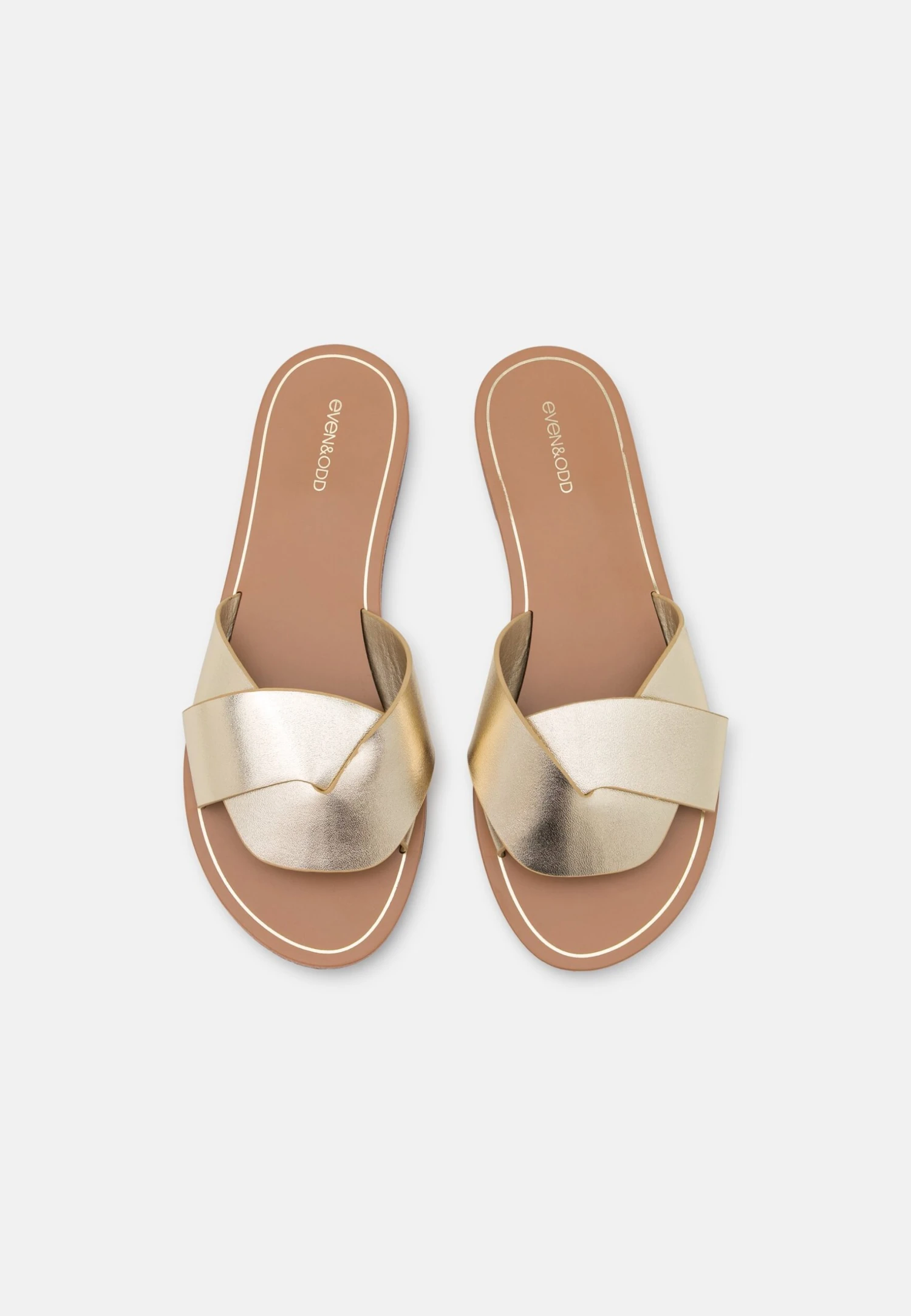 Even&Odd Muiltjes - Gold 8 Even&Odd Muiltjes - Gold - Afbeelding 6