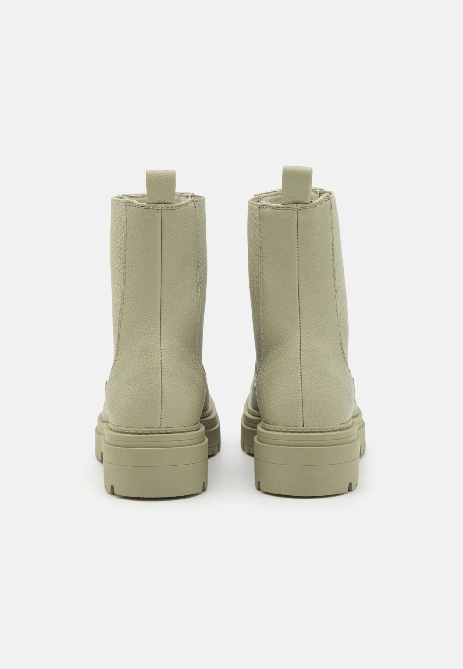 Even&Odd Enkellaarsjes Met Plateauzool - Green 6 Even&Odd Enkellaarsjes Met Plateauzool - Green - Afbeelding 4