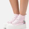 Even&Odd Sneakers Hoog - Pink -Even&Odd 1017dcc46a86449f804cea933648f421