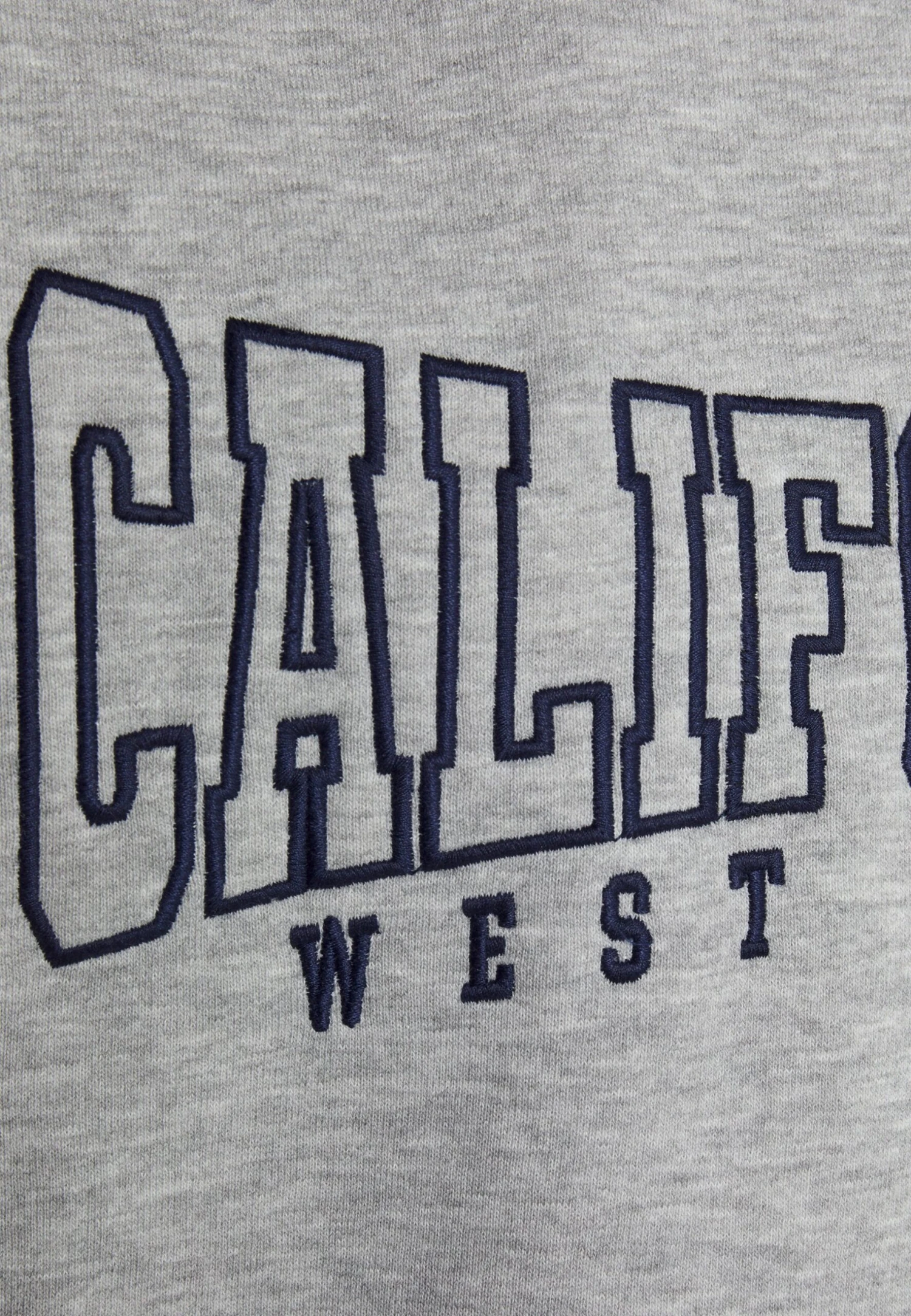 Even&Odd Poloneck With Collar And Embroidery - Sweater - Mottled Light Grey 5 Even&Odd Poloneck With Collar And Embroidery - Sweater - Mottled Light Grey - Afbeelding 3