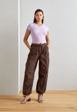 Even&Odd 2 Pack - T-Shirt Basic - Black/Purple