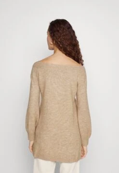 Even&Odd Schulterfrei Mini Strickkleid - Gebreide Jurk - Camel -Even&Odd 2d2cc4e65c454c8e8fc09d946353b739