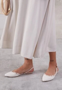 Even&Odd Slingback Ballerina´S - White -Even&Odd 32231115bbda438599ed57aa298e566f