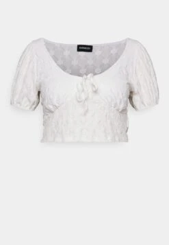 Romantic Top - Blouse - 003 - Off-White -Even&Odd 378b02749ad54a7fbbb5963091d2c453