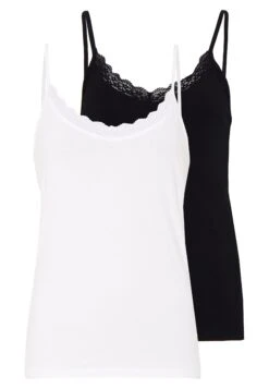 2 Pack - Top - White/Black