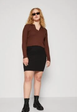 2 Pack- Minirok - Black/Khaki 13 2 Pack- Minirok - Black/Khaki -Even&Odd 3d65981293484dc29c1fa41668b75248