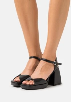 Sandalen Met Plateauzool - Black