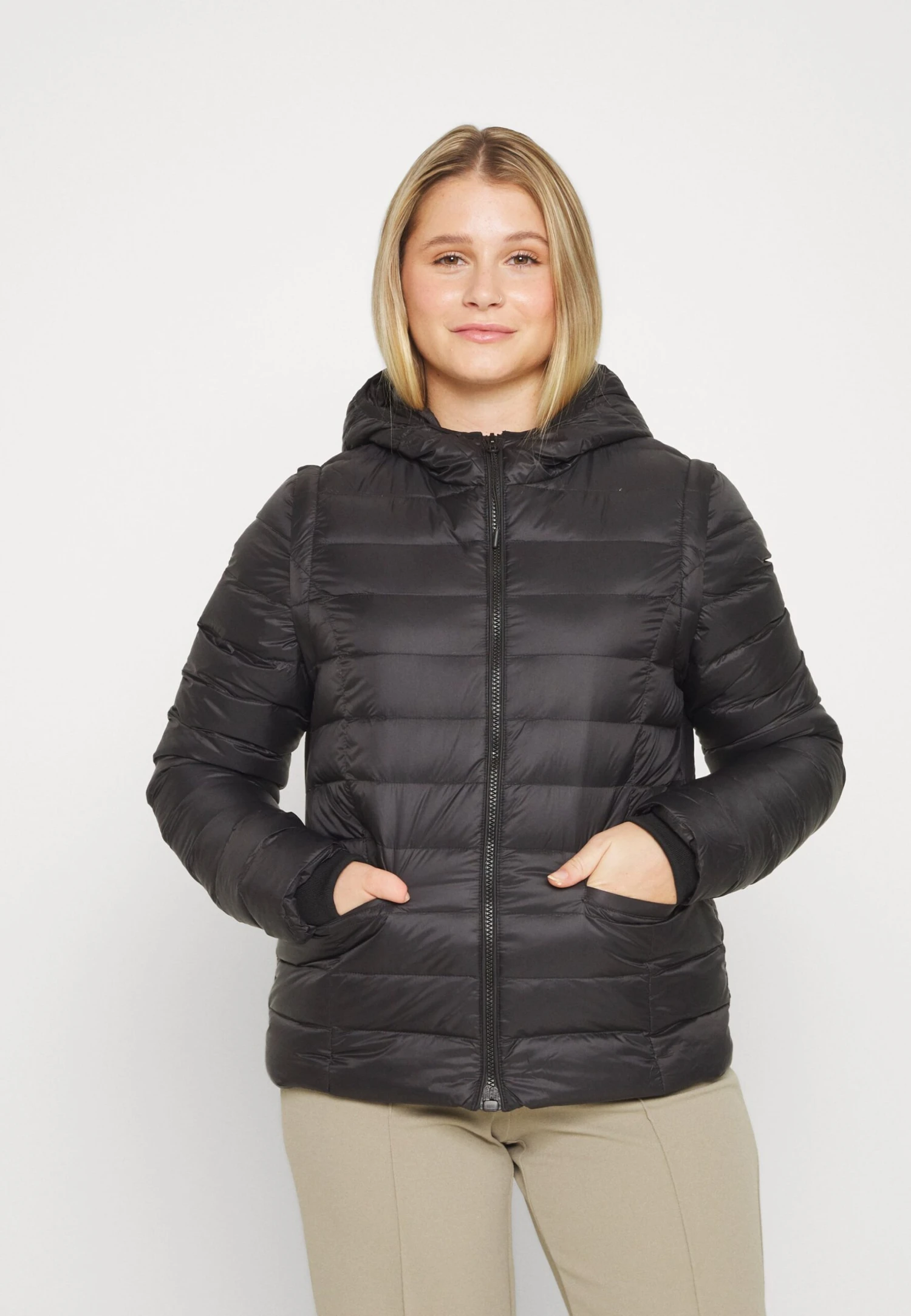 Even&Odd Gewatteerde Jas - Black 5 Even&Odd Gewatteerde Jas - Black - Afbeelding 3