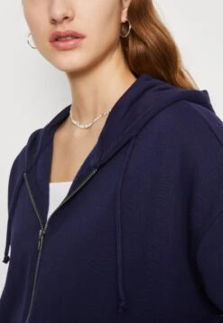 Even&Odd Sweater Met Rits - Dark Blue -Even&Odd 586c031329504e9db8a04e72b8e85f8b