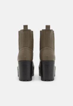 Enkellaarsjes Met Plateauzool - Haki -Even&Odd 59e8a60bd42343e68dcc7afbe9c3af69