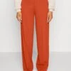 Wide Leg Trousers - Broek -Brown -Even&Odd 5bf4a92a080d4a088370c8ccb9b77b20