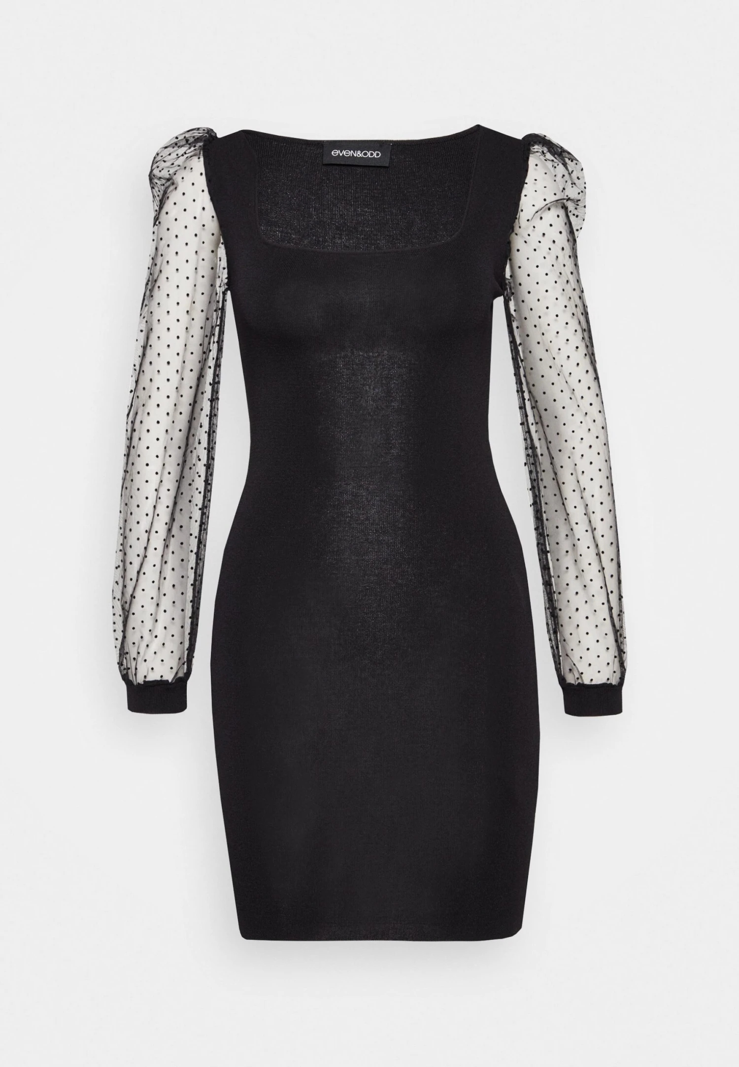 Even&Odd Gebreide Jurk - Black 7 Even&Odd Gebreide Jurk - Black - Afbeelding 5