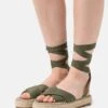 Even&Odd Sandalen - Khaki