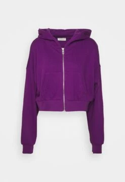 Even&Odd Sweater Met Rits - Dark Purple -Even&Odd 6af49c62444e47ce8982310a940760ec
