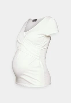 2Pack - T-Shirt Basic - Off-White/ Mottled-Grey -Even&Odd 6b4beed3750d465ba7ce8436f1c7041d