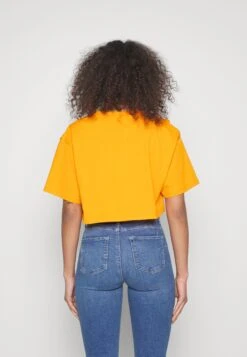 Ultra Crop Tee 2Pack - T-Shirt Basic - White/Orange -Even&Odd 6ed1ab07f18044dd8b30336c53e65ac6