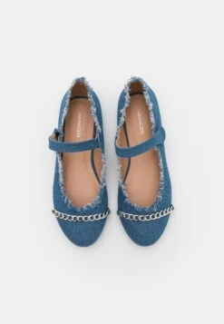 Even&Odd Ballerina'S Met Enkelbandjes - Blue -Even&Odd 73401859ddae416787b268bc0b9adcc3
