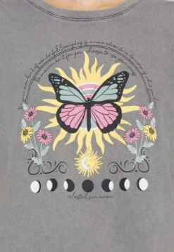 Even&Odd Clare Colorful Mystical Anthracite - T-Shirt Print - Anthracite -Even&Odd 7eab05f88b3046dc822d04df0caa4f0e