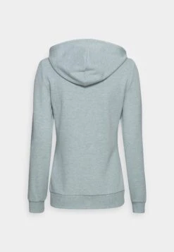 Sweater Met Rits - Mottled Light Blue -Even&Odd 80470d8a3c084125b15ba57ac4105812