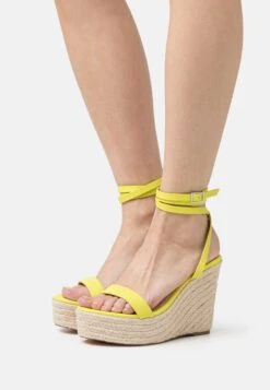 Even&Odd Sandalen Met Hoge Hak - Yellow