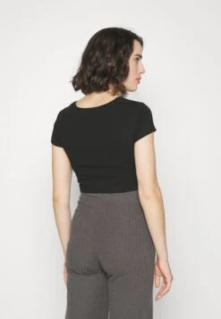 2 Pack - T-Shirt Print - Black/Mottled Grey 10 2 Pack - T-Shirt Print - Black/Mottled Grey -Even&Odd 8309c97737a6458fa7c94e1e4b98034b