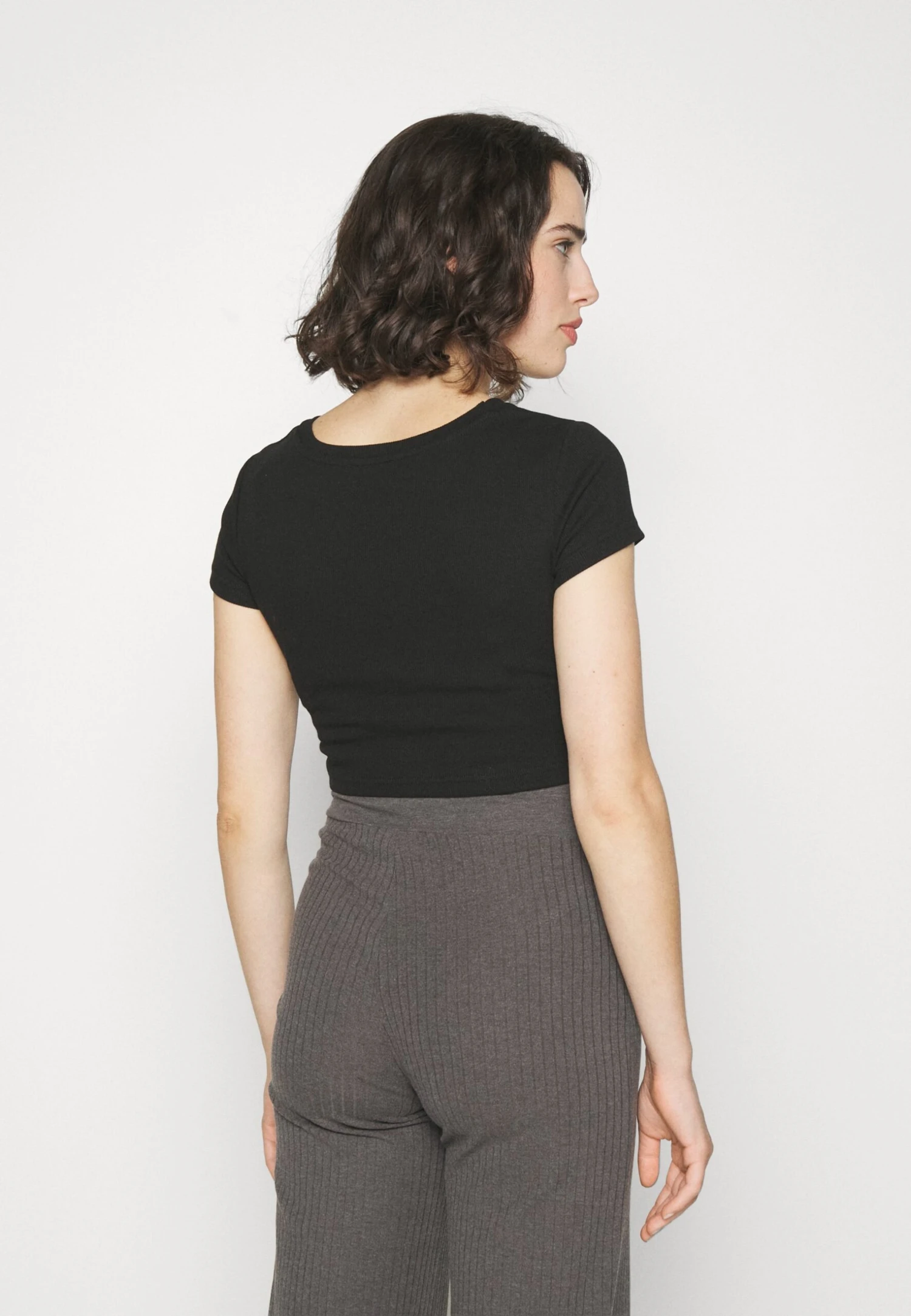 2 Pack - T-Shirt Print - Black/Mottled Grey 5 2 Pack - T-Shirt Print - Black/Mottled Grey - Afbeelding 3