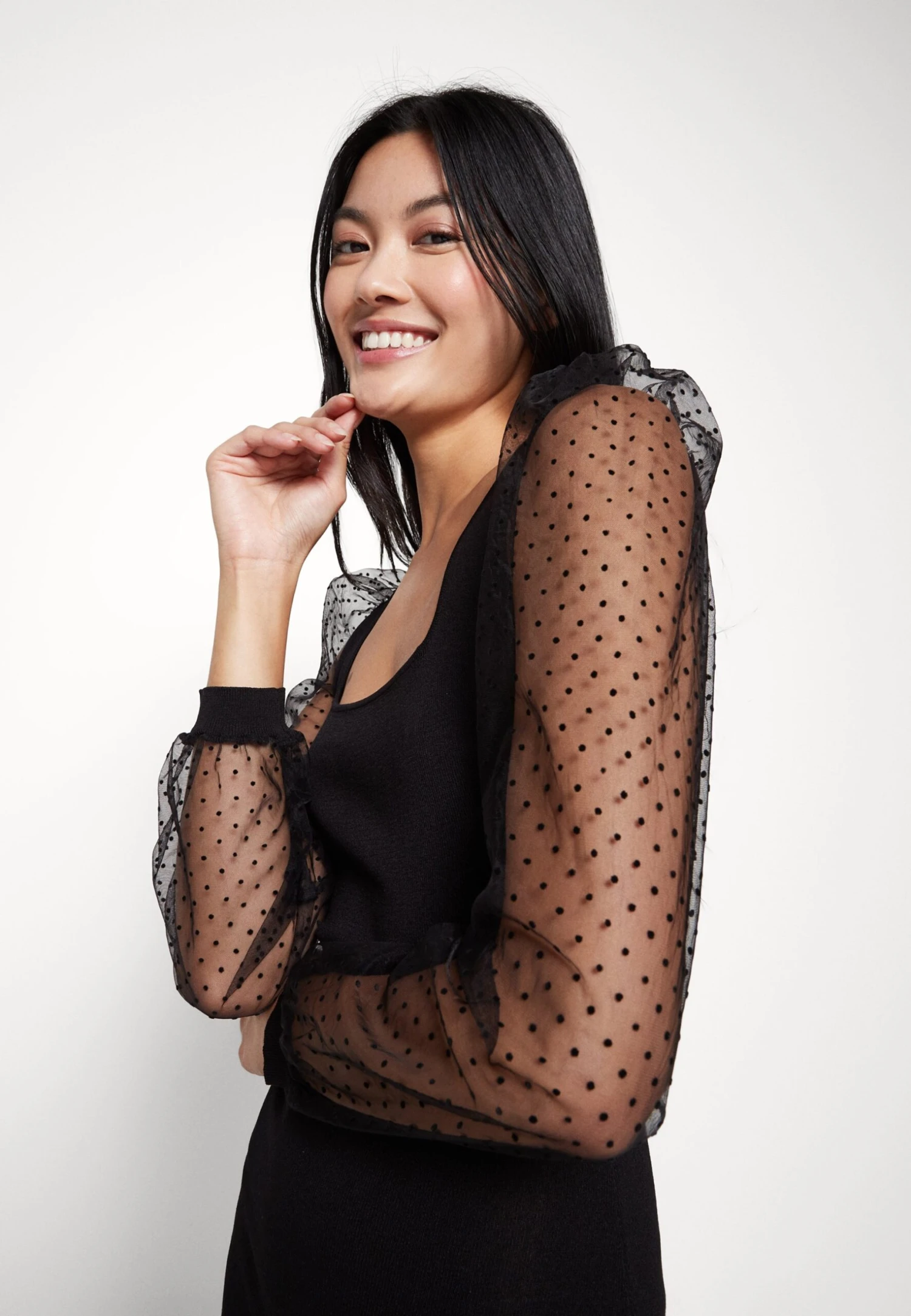 Even&Odd Gebreide Jurk - Black 6 Even&Odd Gebreide Jurk - Black - Afbeelding 4