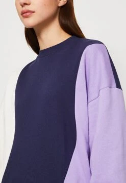 Even&Odd Sweater - Dark Blue/Purple/Off-White -Even&Odd 855fbae1a880450ca156f2972f9d6656