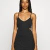 Even&Odd Flare Mini Dress- Jurk - Black -Even&Odd 9243471488034f5e899bcc6e9044b140