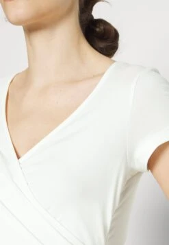 2Pack - T-Shirt Basic - Off-White/ Mottled-Grey -Even&Odd 977bd237c22b415b8992785e83b0ccfd