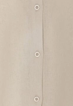 Even&Odd Linen-Mix Button Down Blouse - Overhemdblouse - Beige -Even&Odd 9cc57ab68b7349da903d38483eeb3286