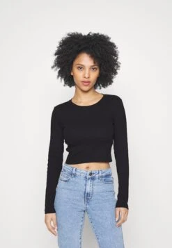 3 Pack - Longsleeve - Black/White/Mottled Grey -Even&Odd a224e715711c46bbaec794144db6f46b