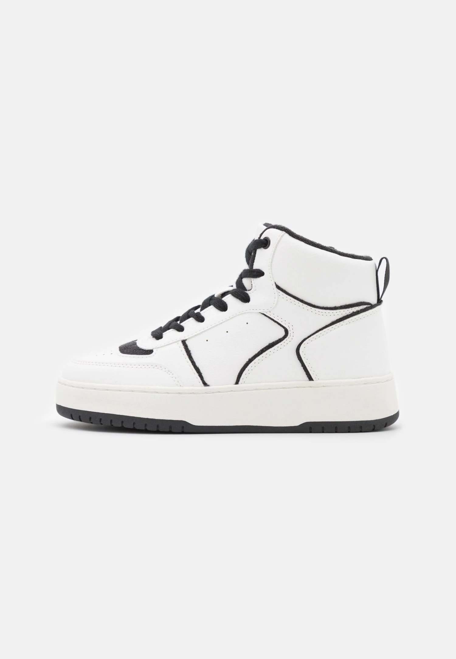 Even&Odd Sneakers Hoog - White/Black 4 Even&Odd Sneakers Hoog - White/Black - Afbeelding 2