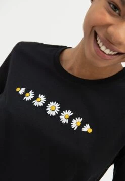 Even&Odd T-Shirt Print - Black -Even&Odd a967f0a6333440a2be7b504d6e74a531