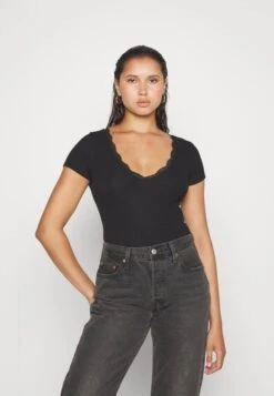 Even&Odd T-Shirt Print - Black -Even&Odd b08645e8f4f747afbc1461e8ec00184c