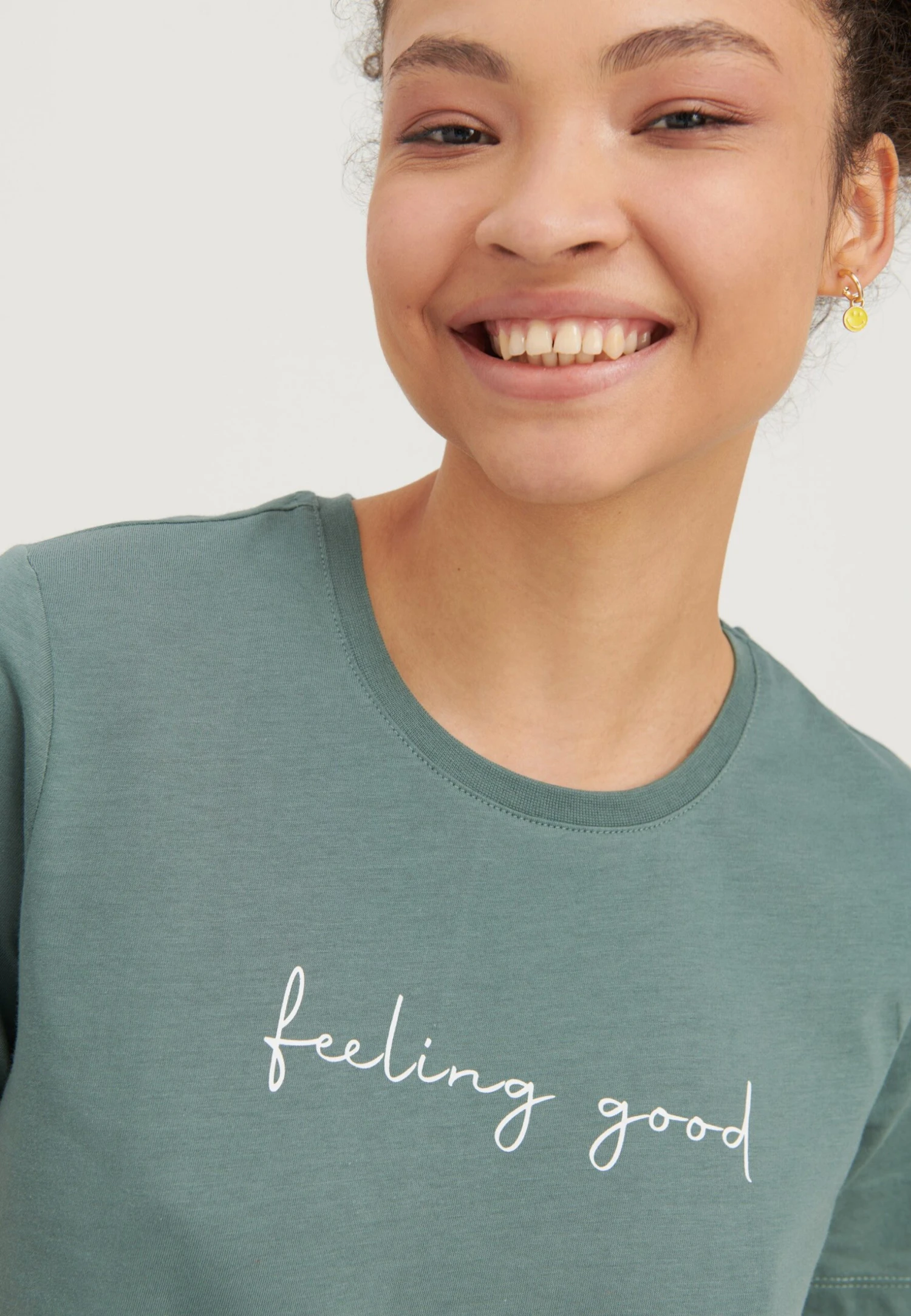 Even&Odd 2 Pack - T-Shirt Print - Teal/Black 12 Even&Odd 2 Pack - T-Shirt Print - Teal/Black - Afbeelding 10