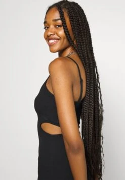 Even&Odd Flare Mini Dress- Jurk - Black -Even&Odd b5b7d55416354a74bc9c26da225c9ee1