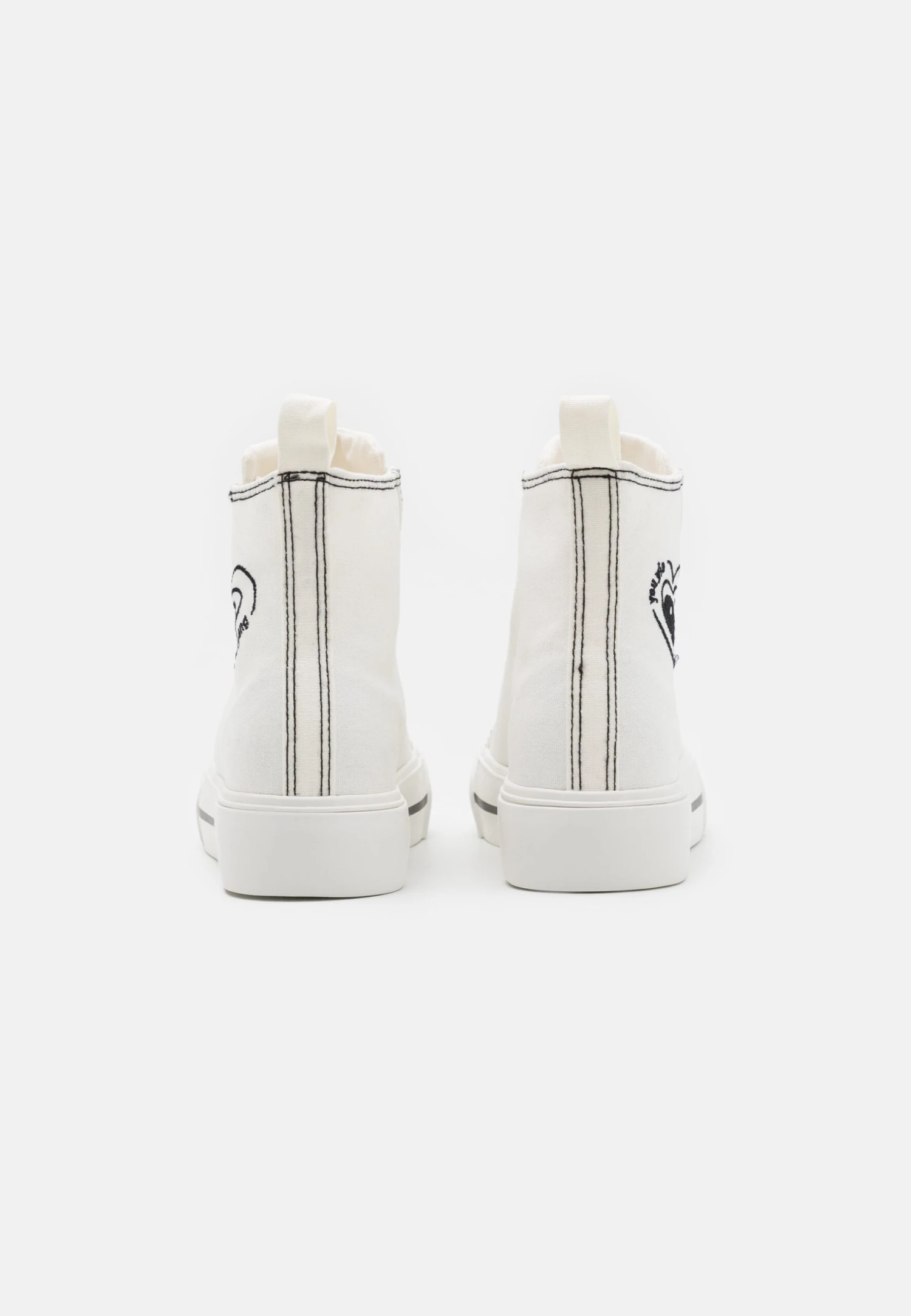 Even&Odd Love - Sneakers Hoog - White/Black 6 Even&Odd Love - Sneakers Hoog - White/Black - Afbeelding 4
