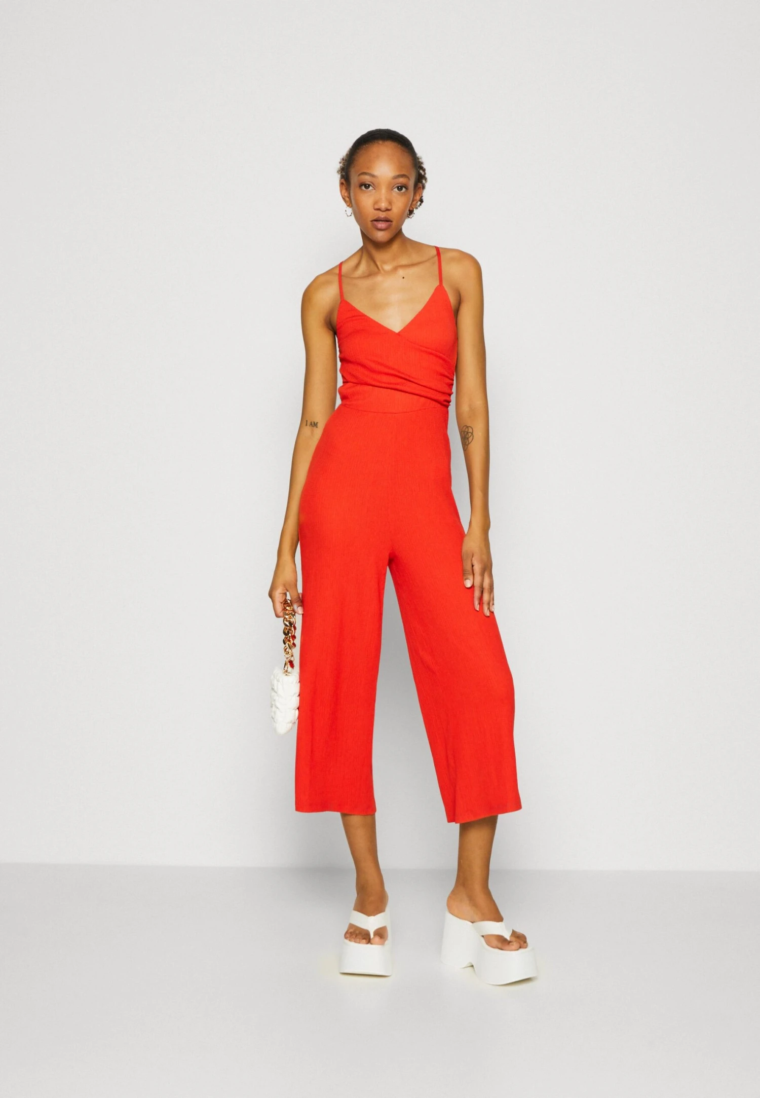 Even&Odd Jumpsuit - Red 3 Even&Odd Jumpsuit - Red - Afbeelding 2