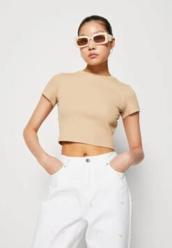 Even&Odd 3 Pack - T-Shirt Basic - Beige/Black/Orange 15 Even&Odd 3 Pack - T-Shirt Basic - Beige/Black/Orange -Even&Odd bfa63cc27e6d481b8a3d2b5245338923