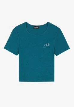 Even&Odd T-Shirt Basic - Teal -Even&Odd bff9f20c4643418f9e0f8c24de8cbc39