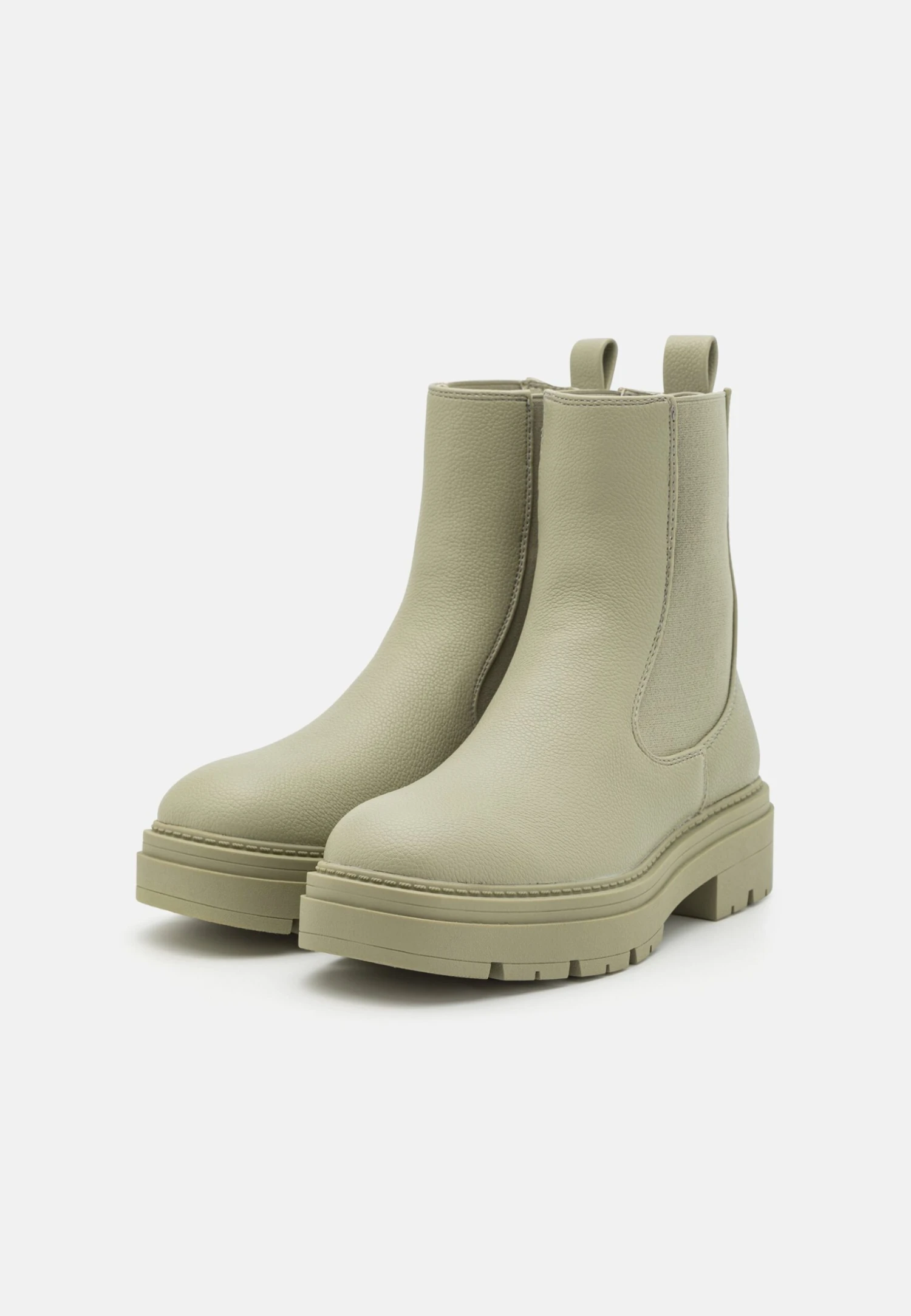 Even&Odd Enkellaarsjes Met Plateauzool - Green 5 Even&Odd Enkellaarsjes Met Plateauzool - Green - Afbeelding 3