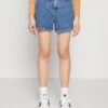 Even&Odd Jeansshort - Blue Denim -Even&Odd c174b6fa5e3c4a4fa2decb2c2abadede