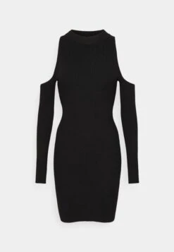 Even&Odd Party Schulterfrei Bodycon Mini Strickkleid - Gebreide Jurk - Black -Even&Odd c35bc15c85f54d2eb4944a659eb06ce5