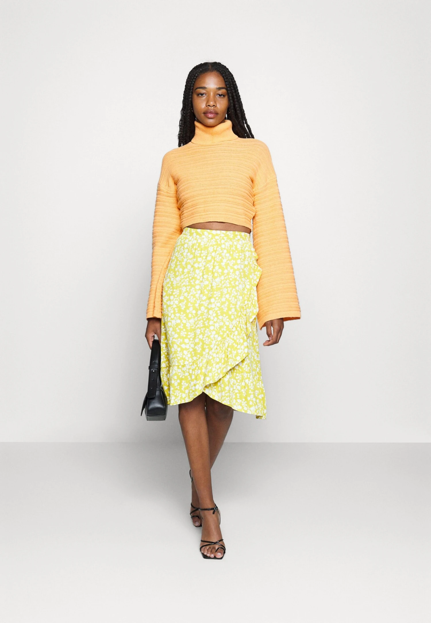 Even&Odd A-Lijn Rok - Light Green/White 4 Even&Odd A-Lijn Rok - Light Green/White - Afbeelding 2