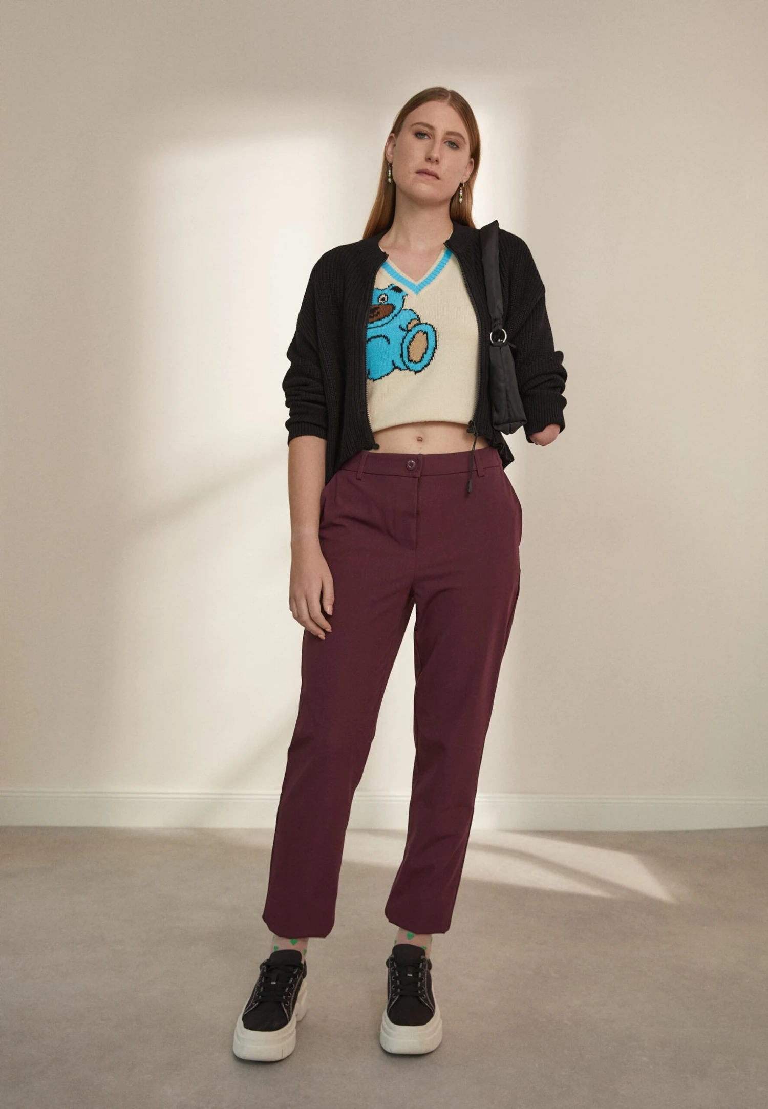 Even&Odd Broek - Purple 4 Even&Odd Broek - Purple - Afbeelding 2